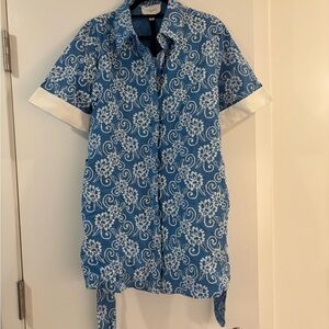 Riviera Painted Chintz Aurora Dress